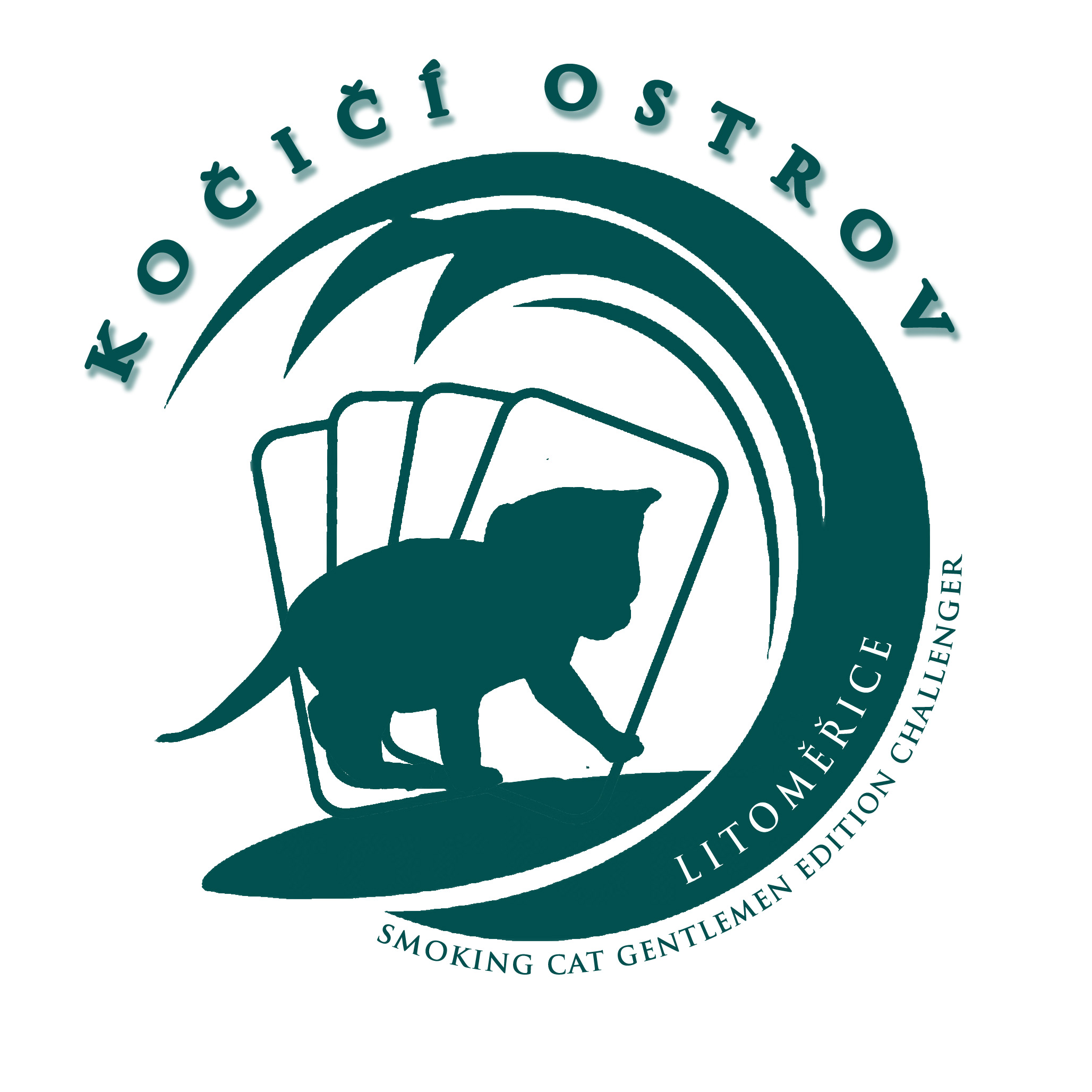 Logo Smoking Cat turnaje Kočičí ostrov (by Robert Ptáček)